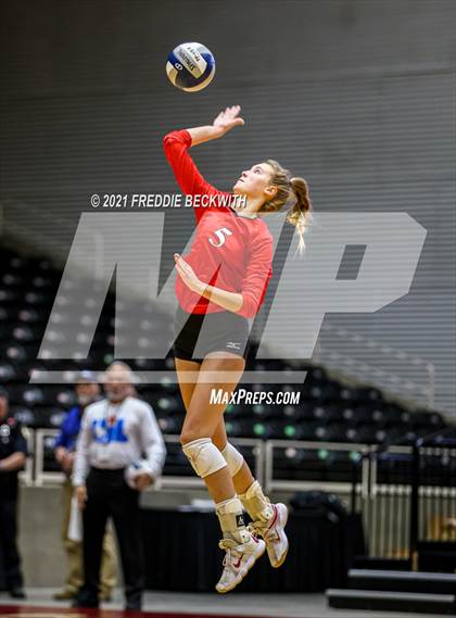 Thumbnail 3 in Bushland vs. Columbus (UIL Volleyball 3A Semi-Finals)  photogallery.