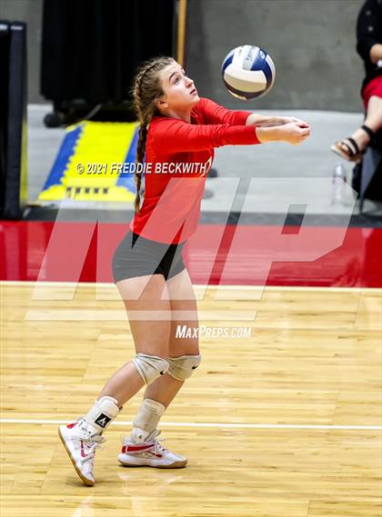 Thumbnail 3 in Bushland vs. Columbus (UIL Volleyball 3A Semi-Finals)  photogallery.