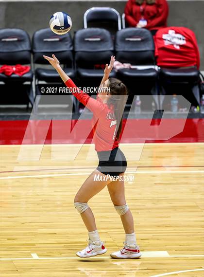 Thumbnail 1 in Bushland vs. Columbus (UIL Volleyball 3A Semi-Finals)  photogallery.