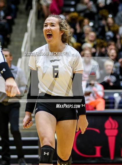 Thumbnail 2 in Bushland vs. Columbus (UIL Volleyball 3A Semi-Finals)  photogallery.