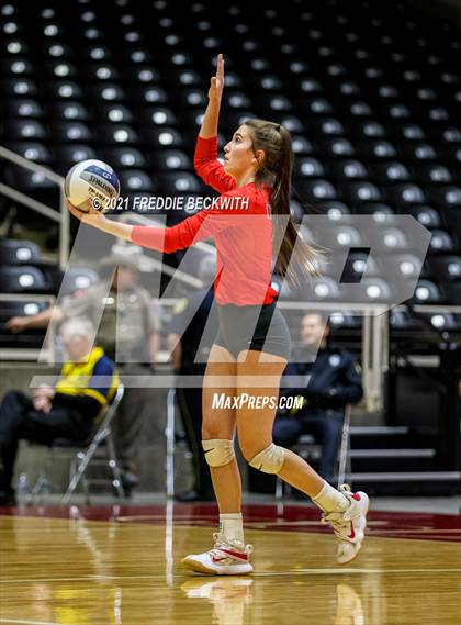 Thumbnail 1 in Bushland vs. Columbus (UIL Volleyball 3A Semi-Finals)  photogallery.