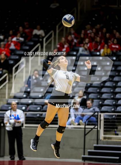 Thumbnail 3 in Bushland vs. Columbus (UIL Volleyball 3A Semi-Finals)  photogallery.