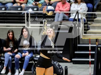 Thumbnail 2 in Bushland vs. Columbus (UIL Volleyball 3A Semi-Finals)  photogallery.