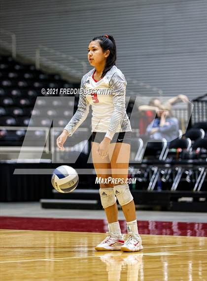 Thumbnail 2 in Bushland vs. Columbus (UIL Volleyball 3A Semi-Finals)  photogallery.