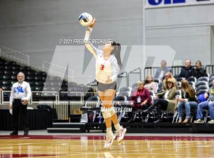 Thumbnail 2 in Bushland vs. Columbus (UIL Volleyball 3A Semi-Finals)  photogallery.