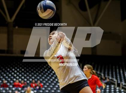 Thumbnail 3 in Bushland vs. Columbus (UIL Volleyball 3A Semi-Finals)  photogallery.