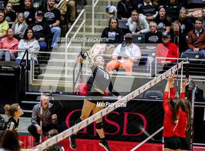 Thumbnail 2 in Bushland vs. Columbus (UIL Volleyball 3A Semi-Finals)  photogallery.