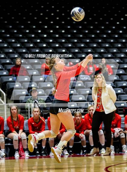Thumbnail 1 in Bushland vs. Columbus (UIL Volleyball 3A Semi-Finals)  photogallery.
