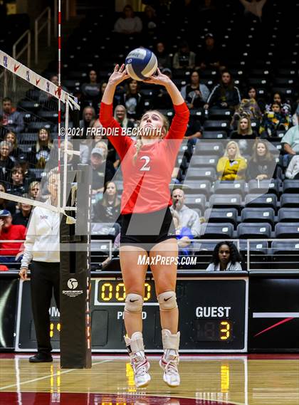Thumbnail 2 in Bushland vs. Columbus (UIL Volleyball 3A Semi-Finals)  photogallery.