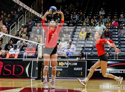 Thumbnail 2 in Bushland vs. Columbus (UIL Volleyball 3A Semi-Finals)  photogallery.