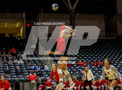 Thumbnail 3 in Bushland vs. Columbus (UIL Volleyball 3A Semi-Finals)  photogallery.