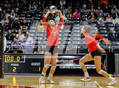 Thumbnail 3 in Bushland vs. Columbus (UIL Volleyball 3A Semi-Finals)  photogallery.