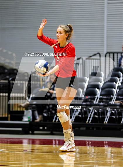 Thumbnail 1 in Bushland vs. Columbus (UIL Volleyball 3A Semi-Finals)  photogallery.