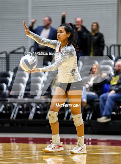 Thumbnail 2 in Bushland vs. Columbus (UIL Volleyball 3A Semi-Finals)  photogallery.