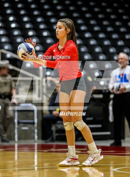 Thumbnail 3 in Bushland vs. Columbus (UIL Volleyball 3A Semi-Finals)  photogallery.