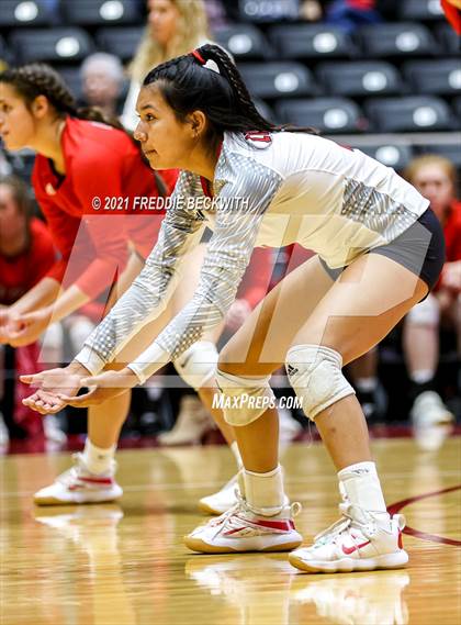 Thumbnail 2 in Bushland vs. Columbus (UIL Volleyball 3A Semi-Finals)  photogallery.