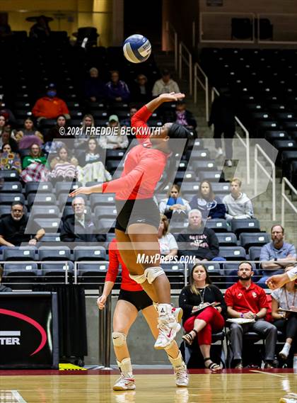 Thumbnail 1 in Bushland vs. Columbus (UIL Volleyball 3A Semi-Finals)  photogallery.