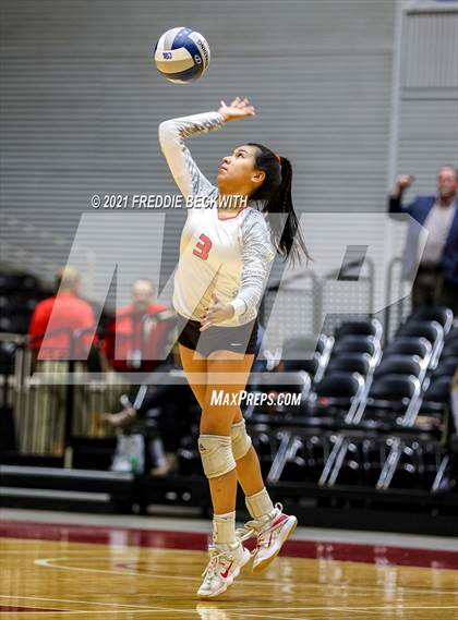 Thumbnail 1 in Bushland vs. Columbus (UIL Volleyball 3A Semi-Finals)  photogallery.