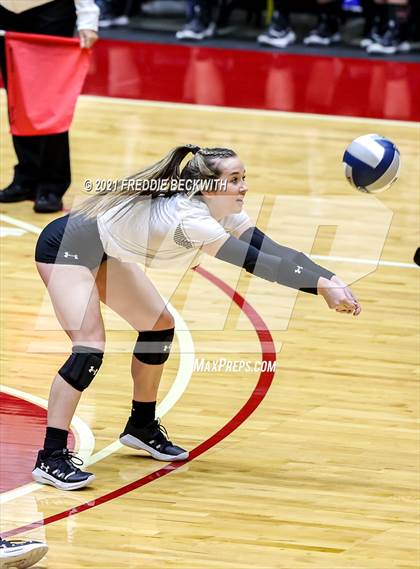 Thumbnail 3 in Bushland vs. Columbus (UIL Volleyball 3A Semi-Finals)  photogallery.