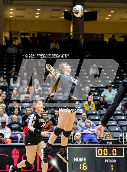 Thumbnail 1 in Bushland vs. Columbus (UIL Volleyball 3A Semi-Finals)  photogallery.