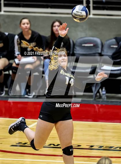 Thumbnail 2 in Bushland vs. Columbus (UIL Volleyball 3A Semi-Finals)  photogallery.
