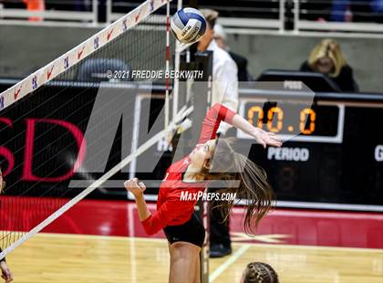 Thumbnail 3 in Bushland vs. Columbus (UIL Volleyball 3A Semi-Finals)  photogallery.