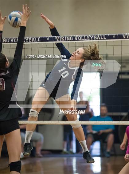 Thumbnail 2 in Pleasant Valley vs. Carondelet (Viking Classic Tournament) photogallery.
