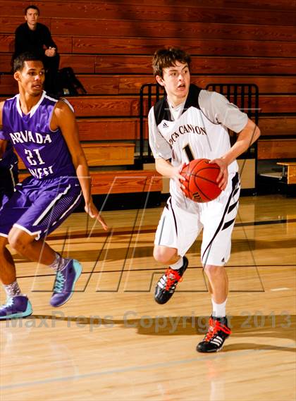 Thumbnail 2 in Rock Canyon vs. Arvada West (Ralston Roundup) photogallery.