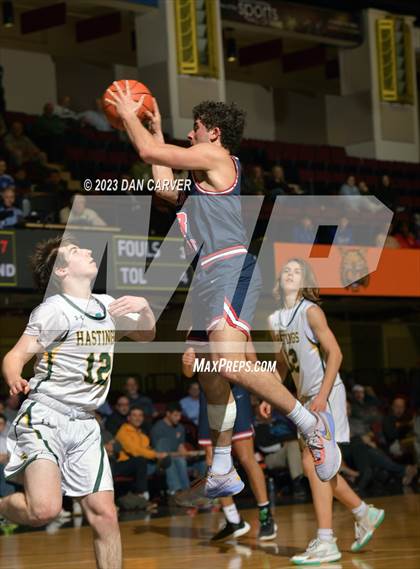 Thumbnail 1 in Hastings vs. Byram Hills (NYSPHSAA Section 1 Class B Semifinal) photogallery.