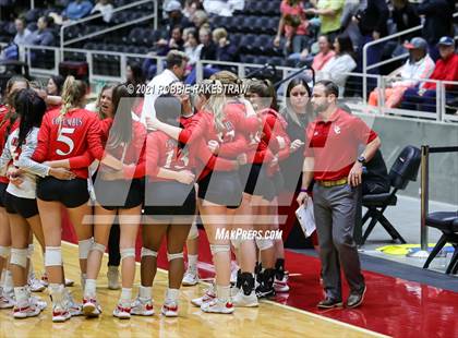 Thumbnail 2 in Bushland vs. Columbus (UIL Volleyball 3A Semifinals) photogallery.
