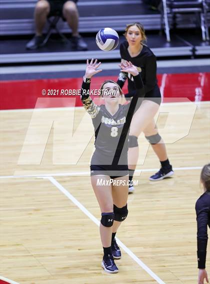 Thumbnail 3 in Bushland vs. Columbus (UIL Volleyball 3A Semifinals) photogallery.