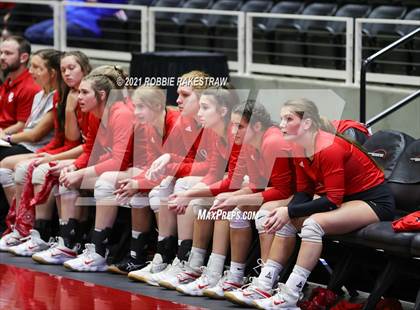 Thumbnail 2 in Bushland vs. Columbus (UIL Volleyball 3A Semifinals) photogallery.