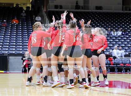 Thumbnail 3 in Bushland vs. Columbus (UIL Volleyball 3A Semifinals) photogallery.