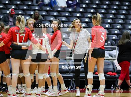 Thumbnail 3 in Bushland vs. Columbus (UIL Volleyball 3A Semifinals) photogallery.