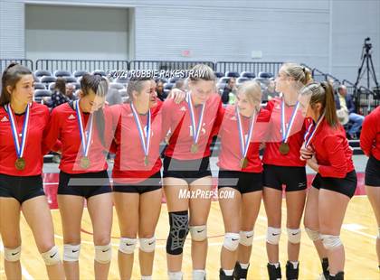 Thumbnail 3 in Bushland vs. Columbus (UIL Volleyball 3A Semifinals) photogallery.