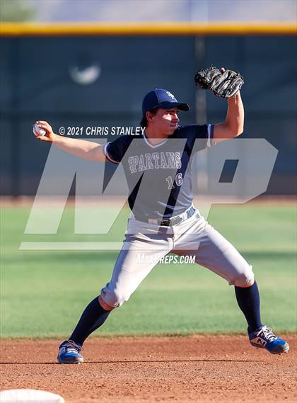 Thumbnail 2 in Scottsdale Preparatory Academy @ Scottsdale Christian Academy (AIA 2A Semifinals) photogallery.