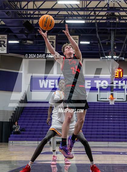 Thumbnail 1 in Judge Memorial Catholic vs. Park City (Riverton Holiday Tournament) photogallery.