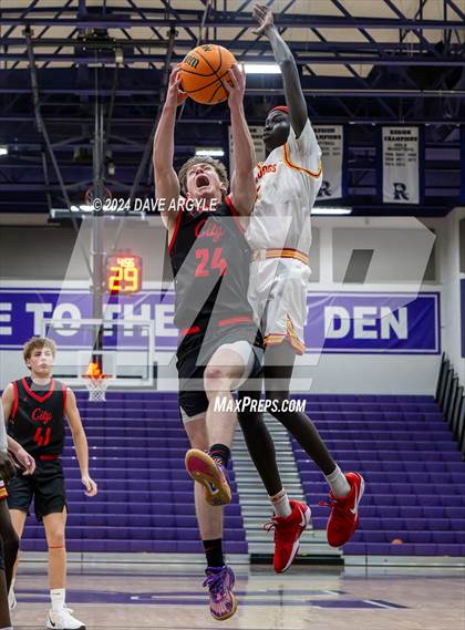 Thumbnail 1 in Judge Memorial Catholic vs. Park City (Riverton Holiday Tournament) photogallery.