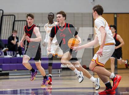 Thumbnail 3 in Judge Memorial Catholic vs. Park City (Riverton Holiday Tournament) photogallery.