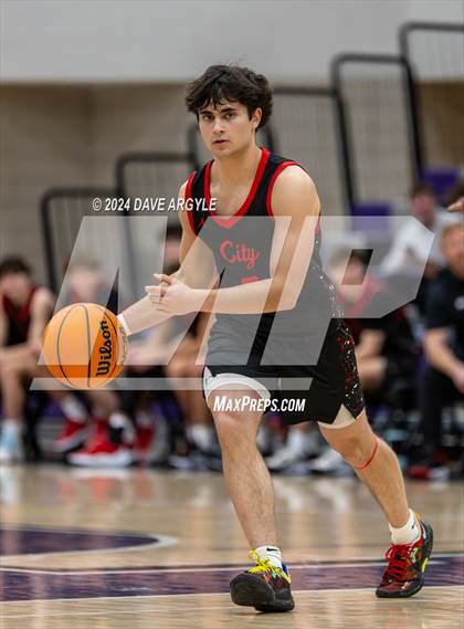 Thumbnail 1 in Judge Memorial Catholic vs. Park City (Riverton Holiday Tournament) photogallery.