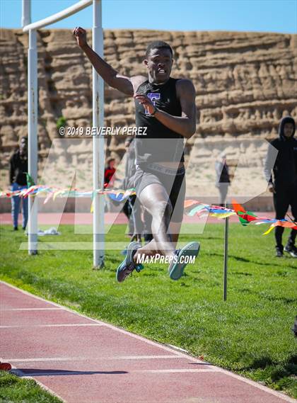 Thumbnail 2 in Highland vs Littlerock vs Eastside (Long Jump) photogallery.