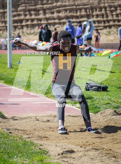 Thumbnail 2 in Highland vs Littlerock vs Eastside (Long Jump) photogallery.