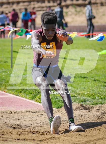 Thumbnail 1 in Highland vs Littlerock vs Eastside (Long Jump) photogallery.