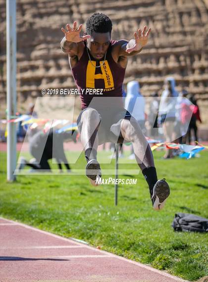 Thumbnail 2 in Highland vs Littlerock vs Eastside (Long Jump) photogallery.