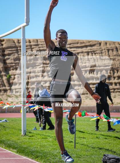 Thumbnail 1 in Highland vs Littlerock vs Eastside (Long Jump) photogallery.