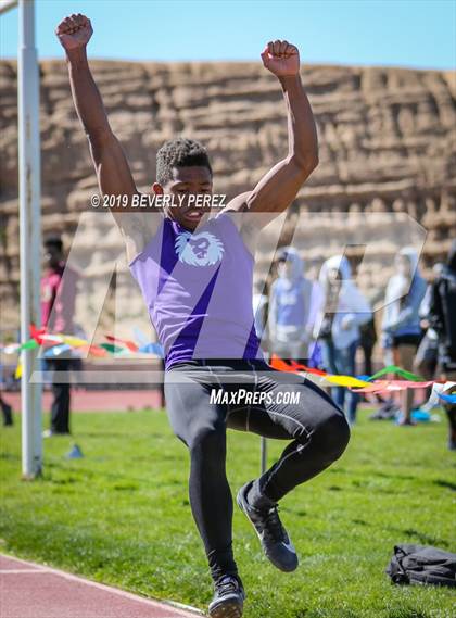 Thumbnail 2 in Highland vs Littlerock vs Eastside (Long Jump) photogallery.
