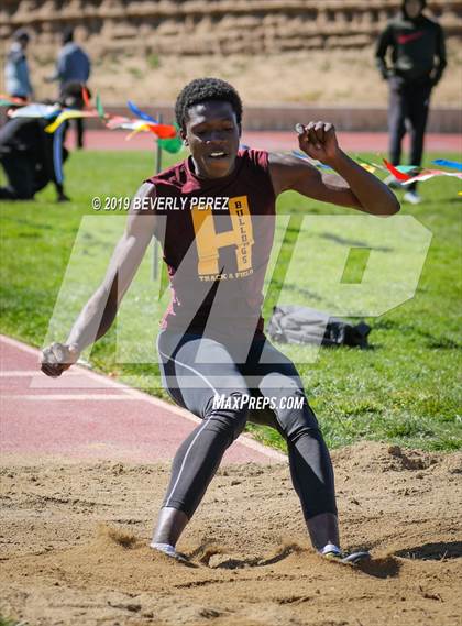 Thumbnail 3 in Highland vs Littlerock vs Eastside (Long Jump) photogallery.