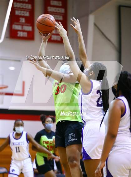 Thumbnail 1 in Village Christian Academy vs. Empower Preparatory Academy (The BIG H.I.T. Holiday Invitational) photogallery.
