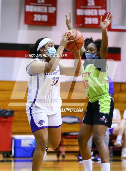 Thumbnail 2 in Village Christian Academy vs. Empower Preparatory Academy (The BIG H.I.T. Holiday Invitational) photogallery.