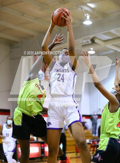 Thumbnail 1 in Village Christian Academy vs. Empower Preparatory Academy (The BIG H.I.T. Holiday Invitational) photogallery.